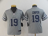 Youth Nike Cowboys 19 Amari Cooper Gray Inverted Legend Limited Jersey,baseball caps,new era cap wholesale,wholesale hats